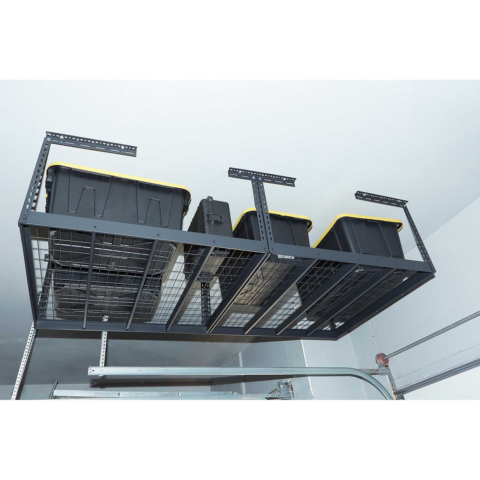 Klutch Overhead Garage Storage Rack, 48in. x 96in.