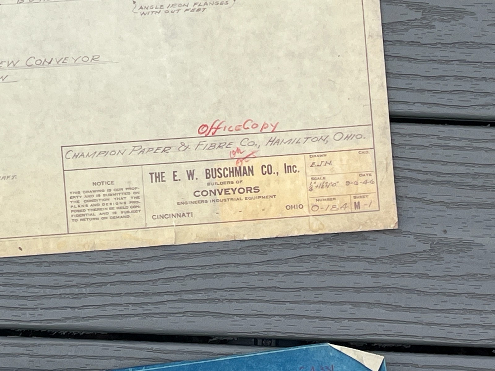 Lot 6 Vtg Industrial Black Clawson Blueprints Cutler Hammer Blue Buschman