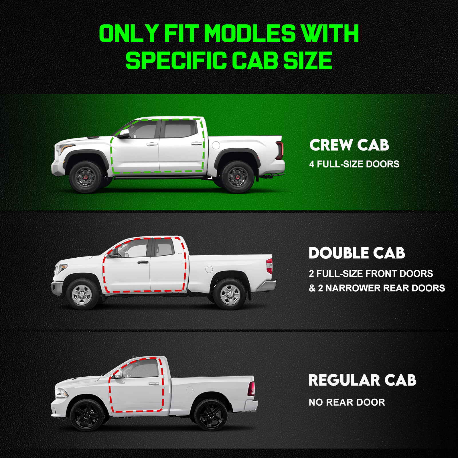 6" For 2019-2024 Silverado/GMC Sierra Crew Cab Nerf Bar Running Board Side Step