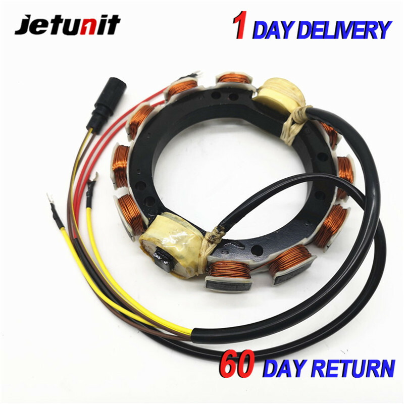 For Johnson Evinrude Outboard Stator 763769 1988-2001 120-140HP Loop Charged