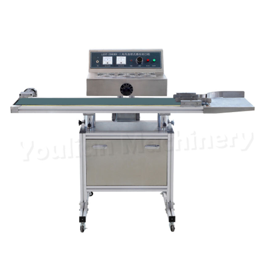 Heat Continuous Aluminum Foil Sealing Machine with Conveyor US STOCK