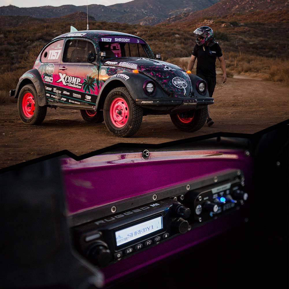 Rugged Radios RK-M1-V M1 RACE SERIES Waterproof Mobile with Antenna