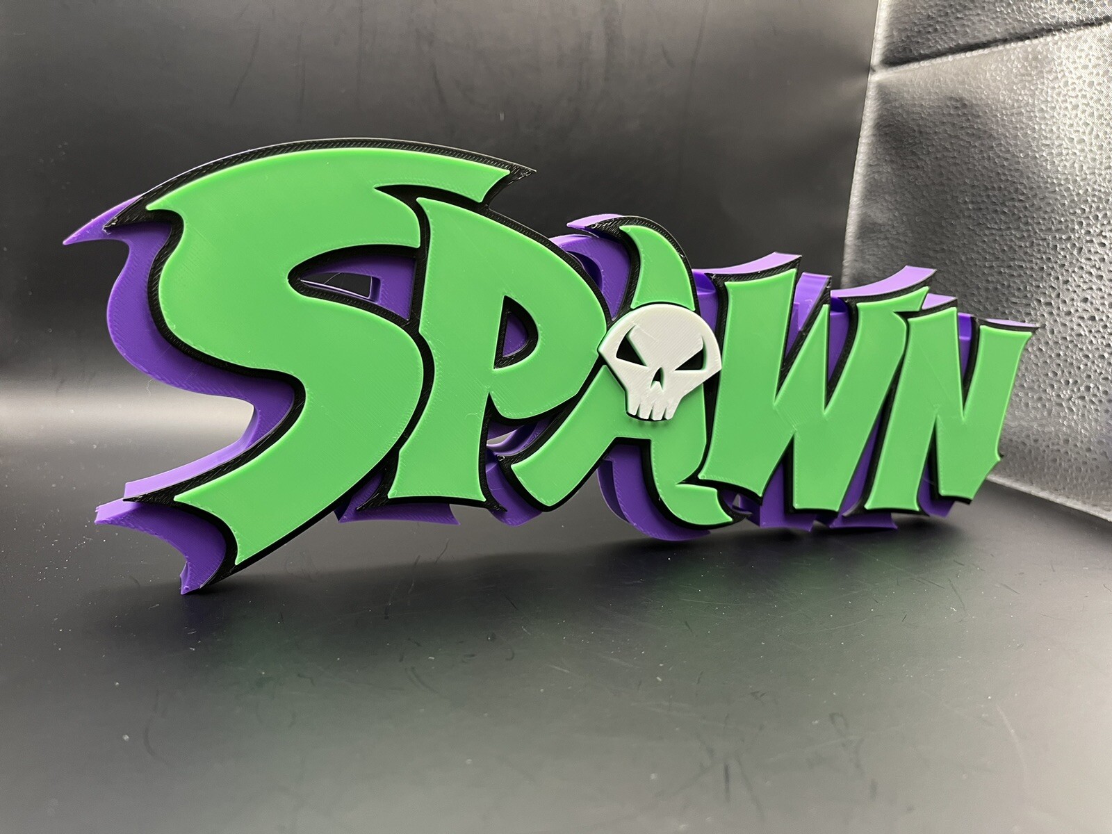 Spawn Logo Sign Display | 3D Wall Desk Shelf Art