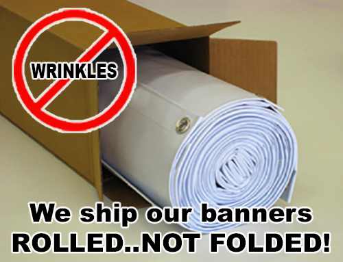 3' x 12' Full Color Custom Banner 13oz Vinyl - Same Day Shipping