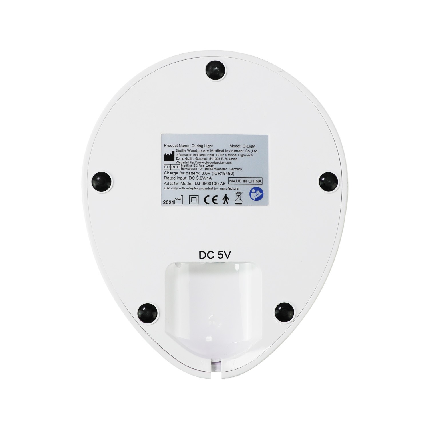 Woodpecker Dental Wireless Curing Light 1 Second Resin Cure LED Lamp FDA