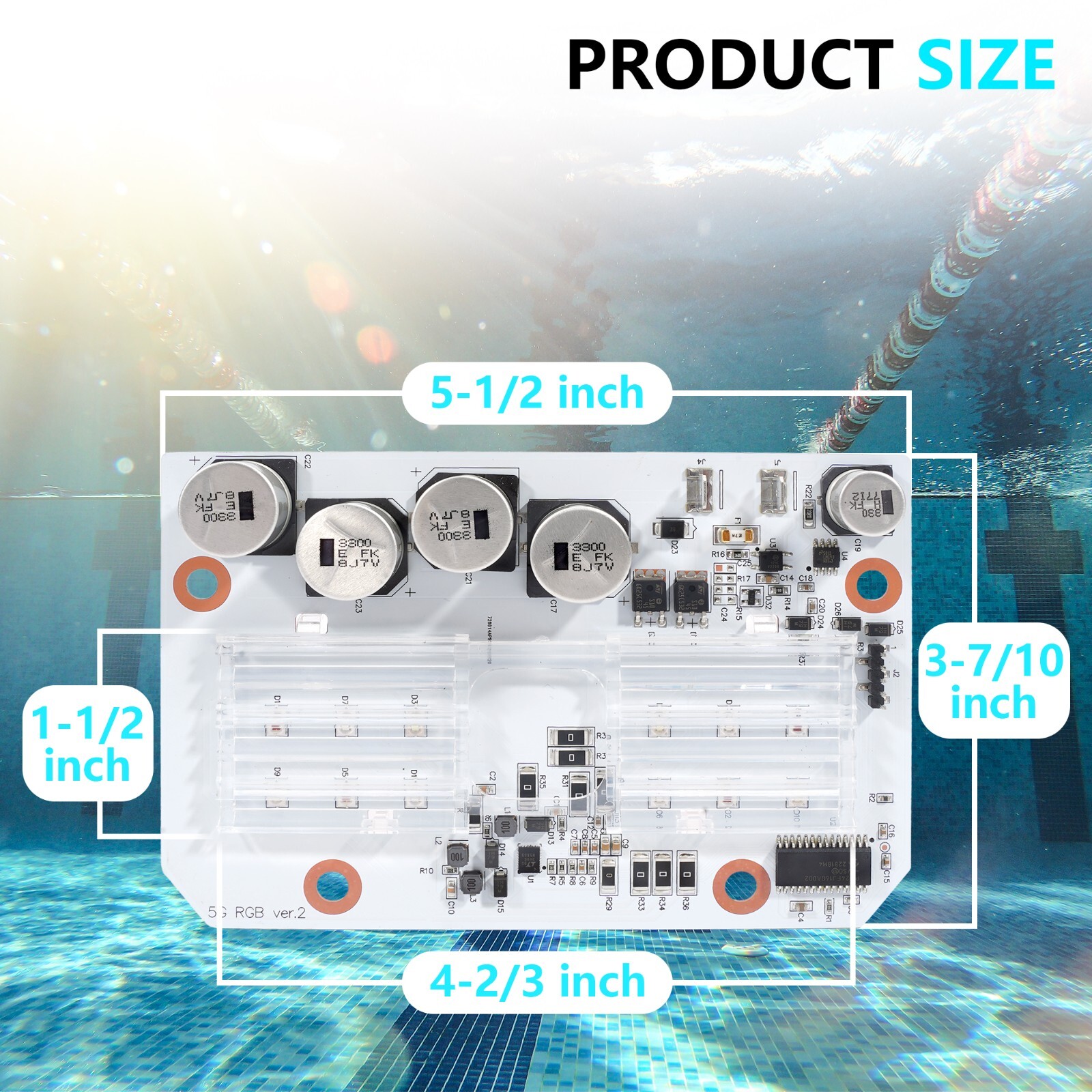 619818Z LED Light Engine Board Kit For IntelliBrite 5G Color LED Pool Light PCBA