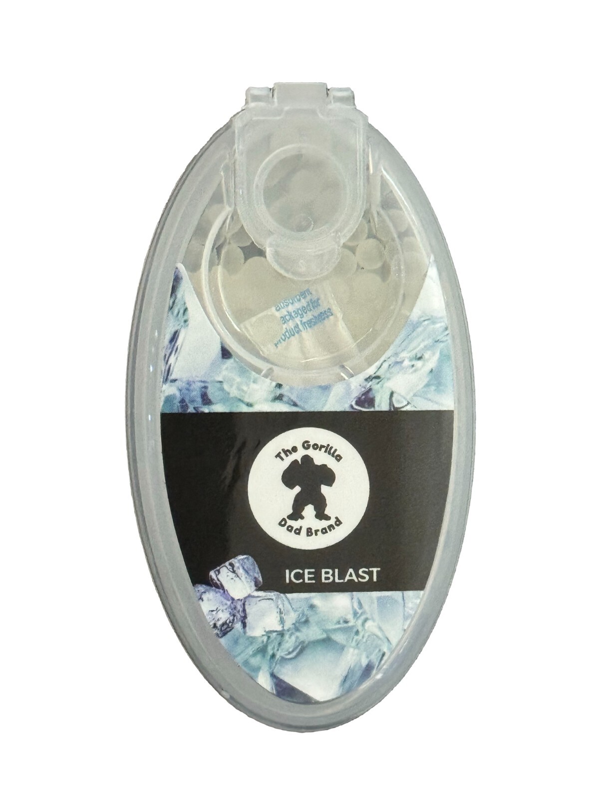 100 count Ice Blast / Black Ice burst beads (1 - Pack)