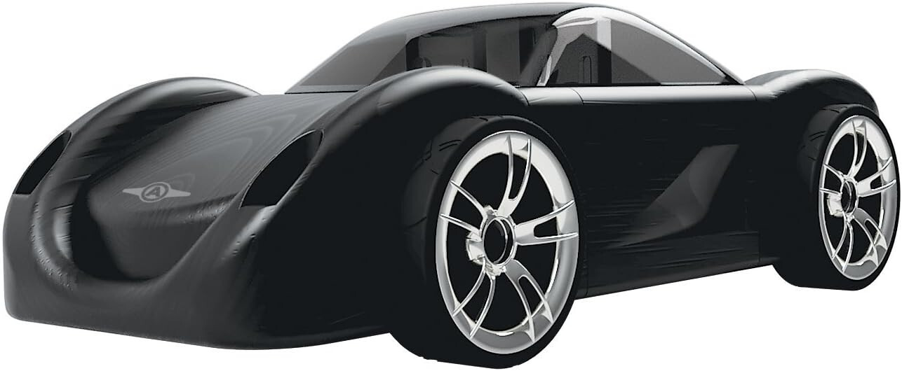 Automoblox Wood Collectible Toy Cars and Trucks - 3 Pack Mini Manta/Fang/Rex