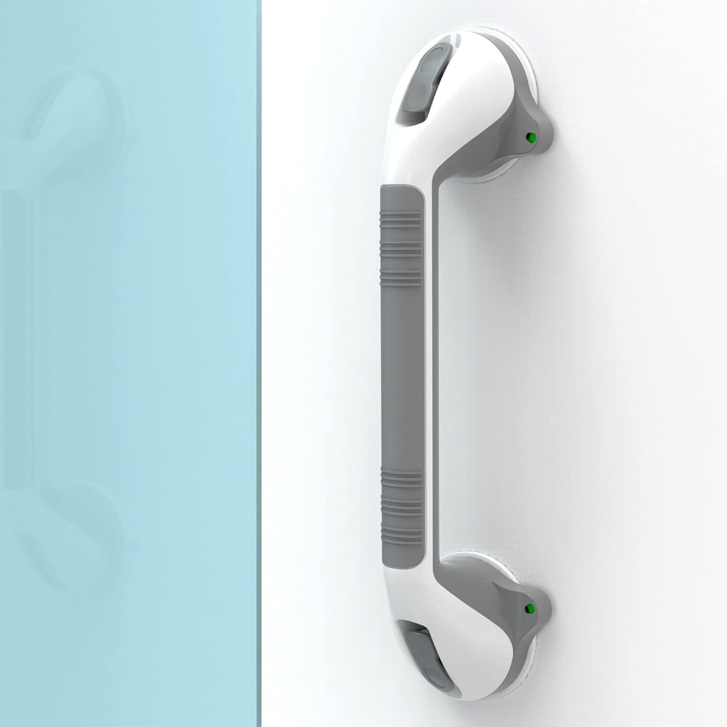 17in Suction Shower Grab Bar with Indicators, Balance Assist Steady Handle