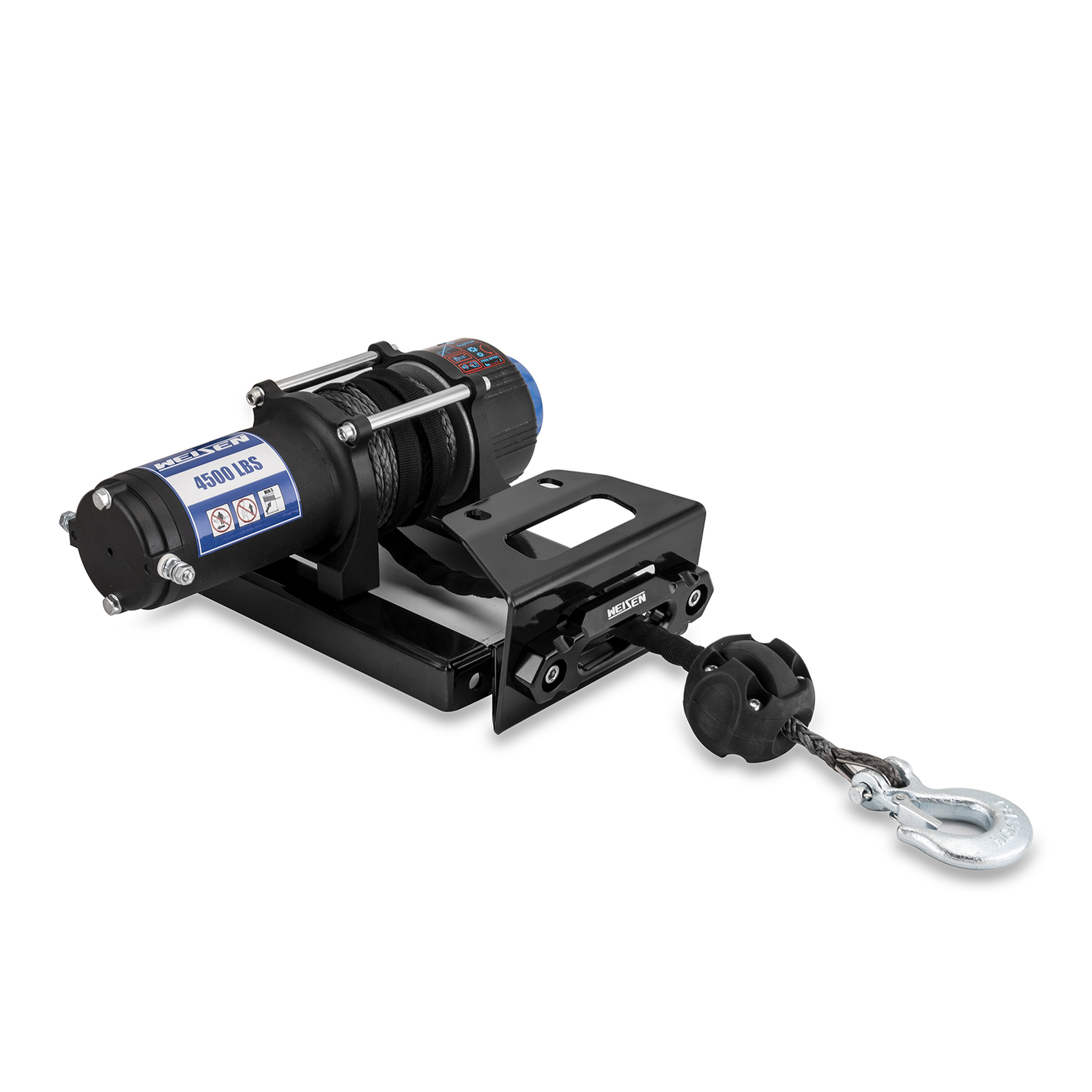 4500lb Electric Winch Mount Combo Kit For 2008-22 Polaris RZR 570/800 Trail 570