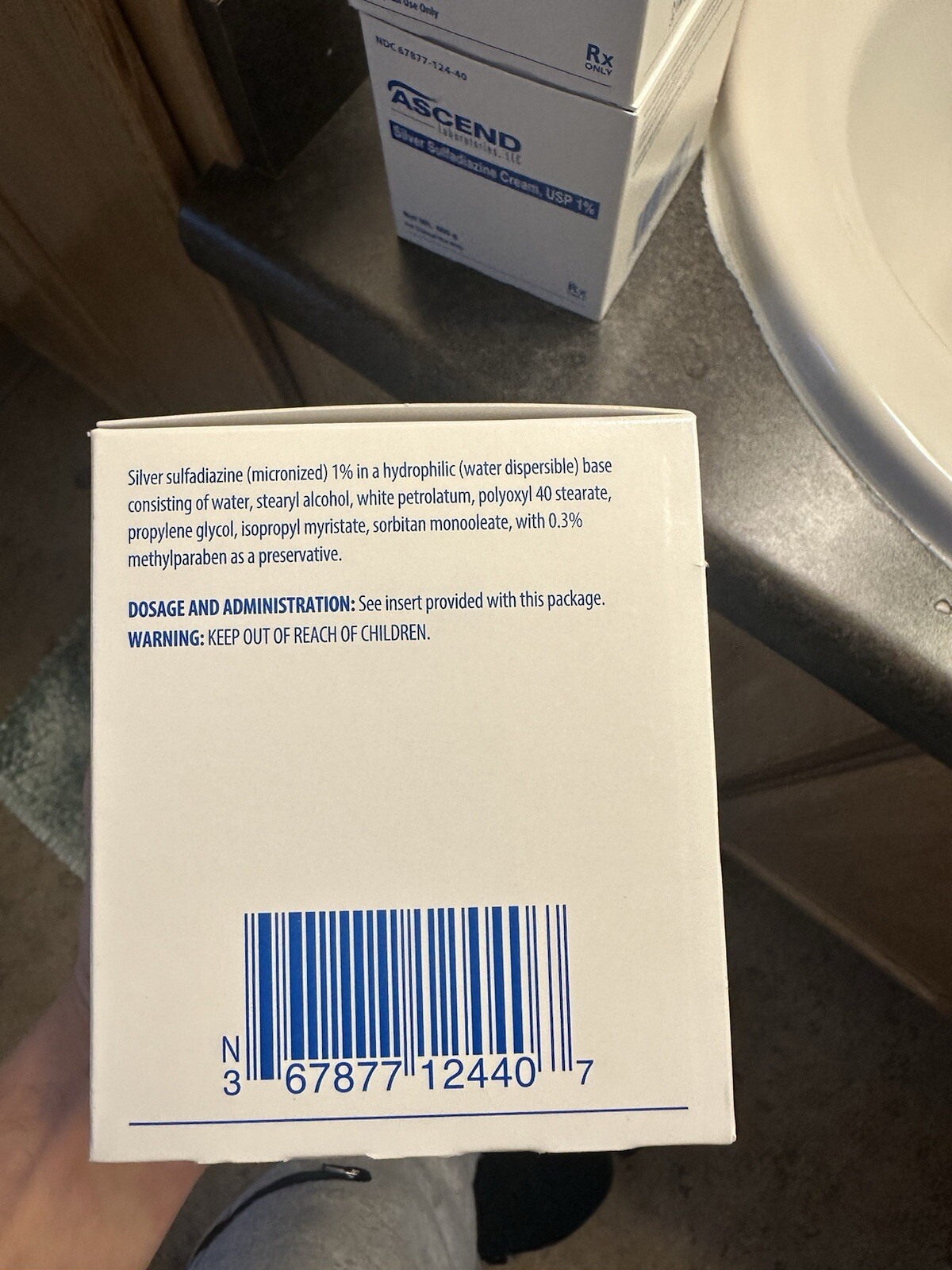 Silver sulfadiazine 400G Jars