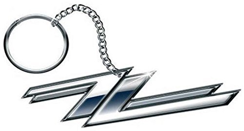 ZZ Top Keychain: Twin Z's - -