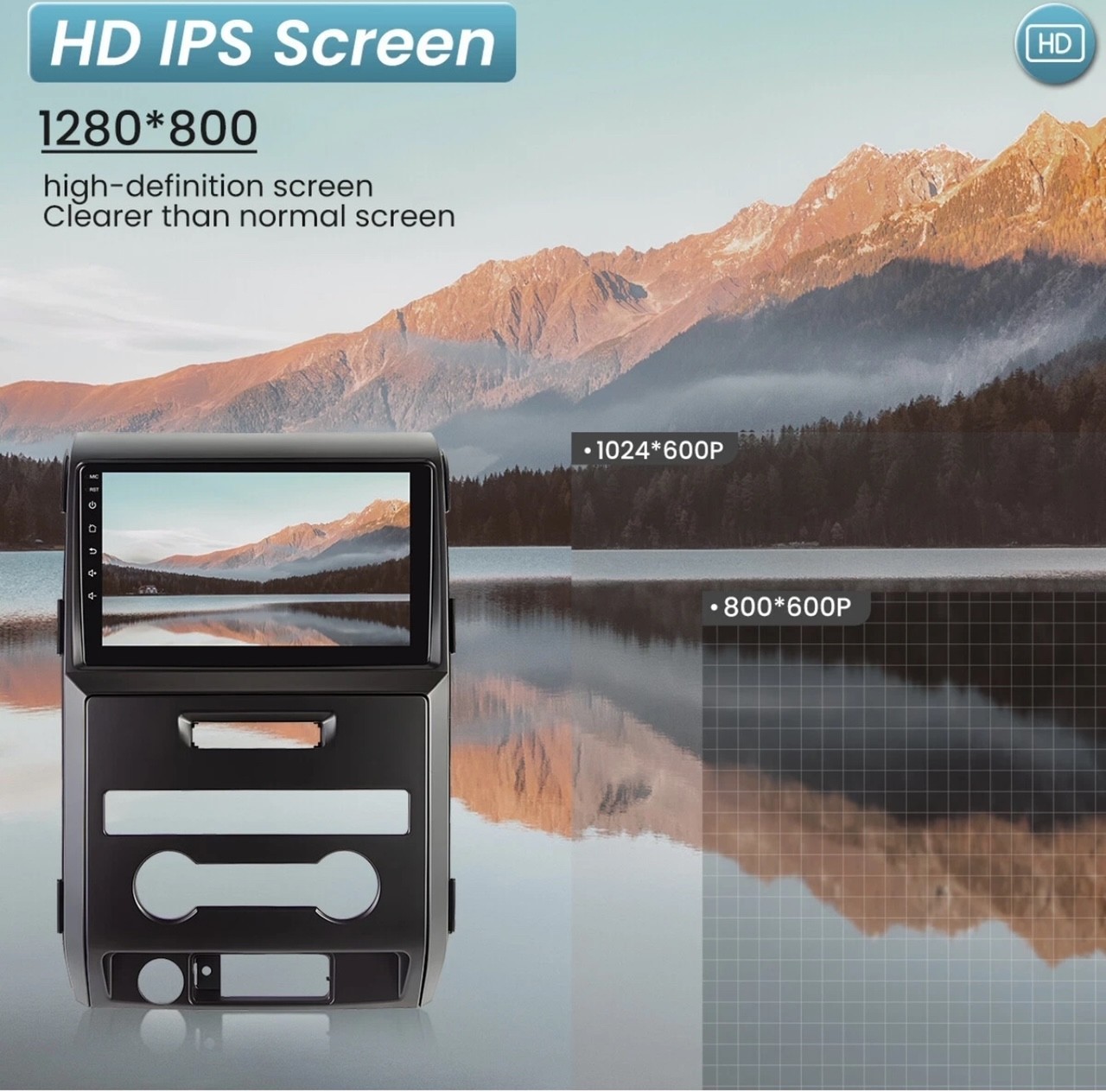 Ford F150 2009-2014 Apple Carplay Android 14 4+32G Car Stereo Radio HEAD UNIT B