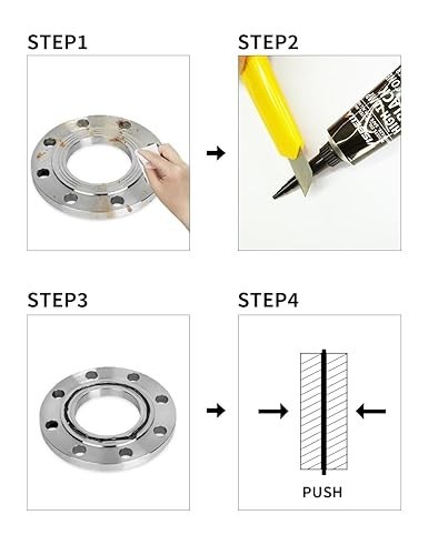 2 Packs of Grey High Temperature Gasket Maker RTV Silicone 3.0fl oz.(85g)