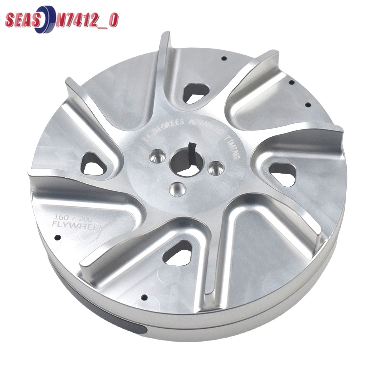 Slipstream Billet Flywheel 3.3 lb For 224cc 212cc GX200 Advance timing 34 Degree
