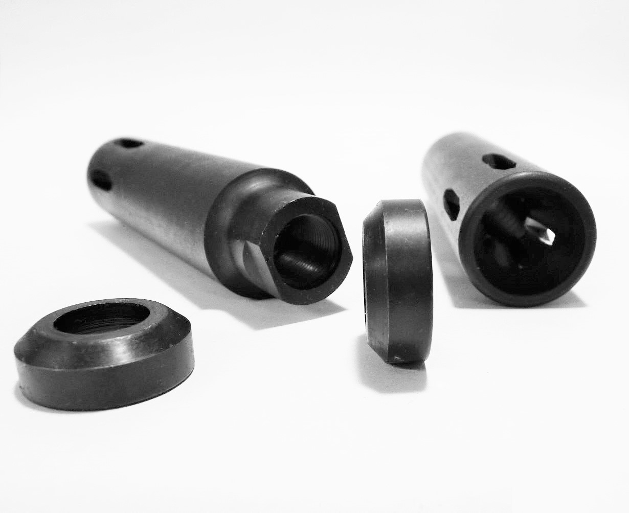 Muzzle Brake / Device, XM177 STYLE, VIETNAM ERA, 4.34" L., 1/2-28, MADE IN USA!