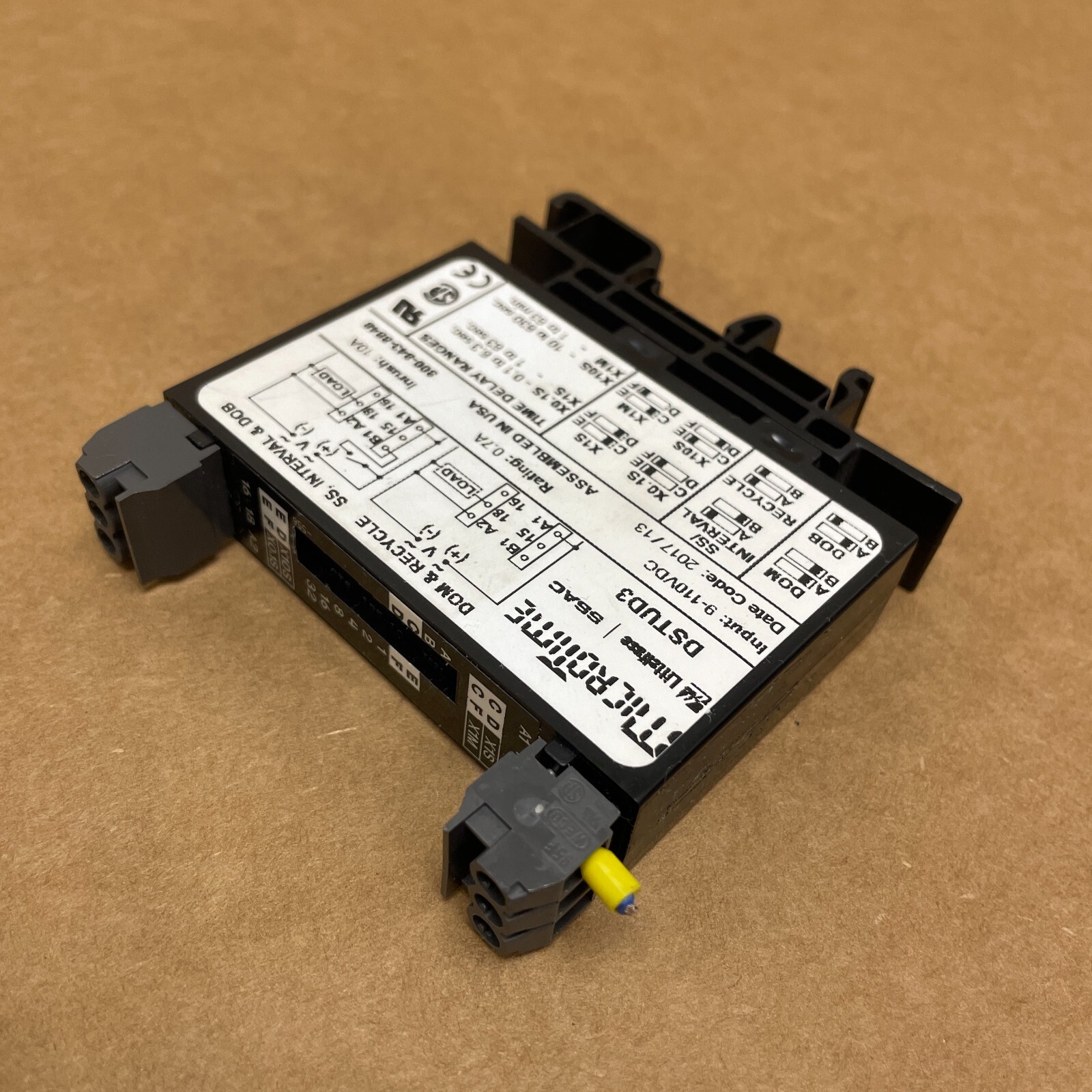 MICROTIME LITTELFUSE SSAC MODEL DSTUD3 TIME DELAY RELAY 9-110VDC 0.7A