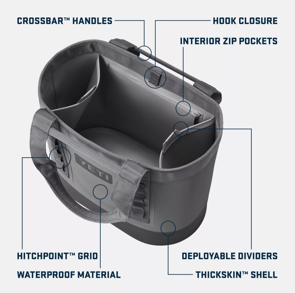 YETI Camino 35 2.0 Carryall Tote Bag Cape Taupe Waterproof New