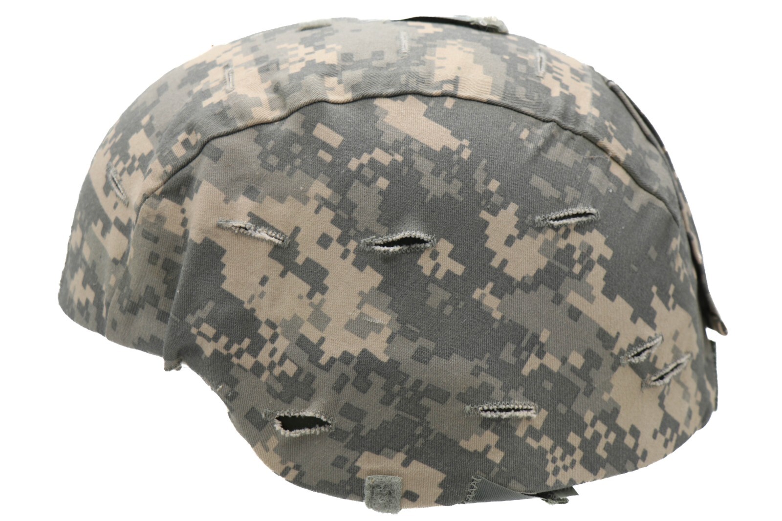 DAMAGED Large / XLarge Used Army ACH ACU UCP Digital Camo Combat Helmet Cover
