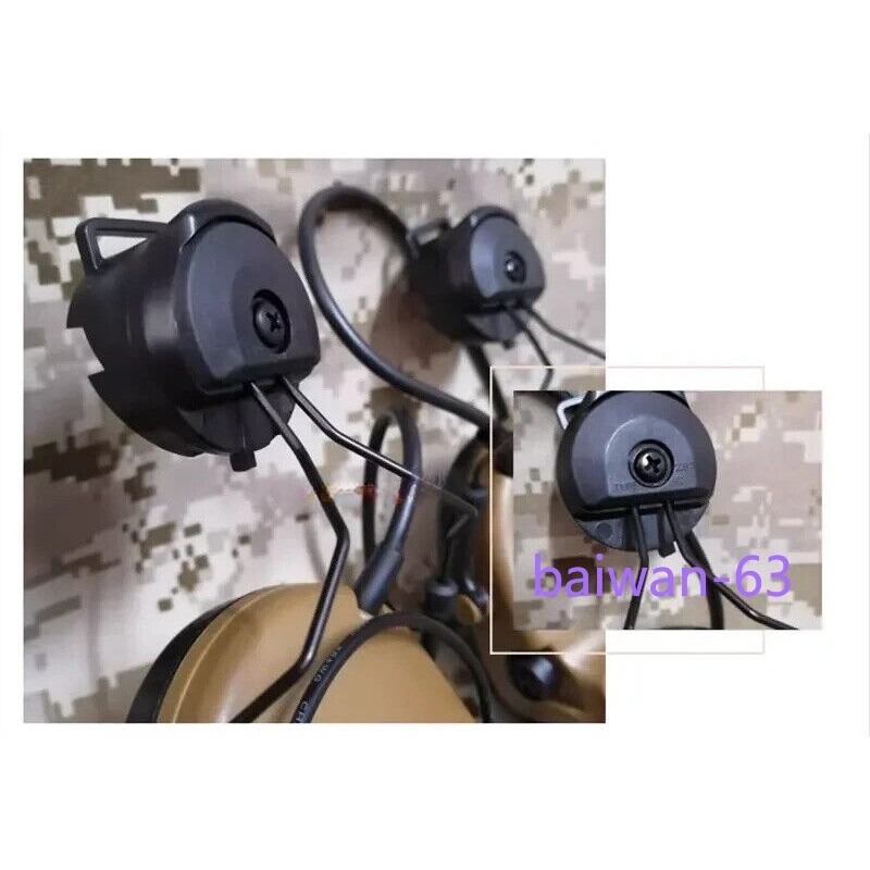 US PELTOR Comtac III C3 Tactical Headset Helmet Ver. Noise Reduction Headphone