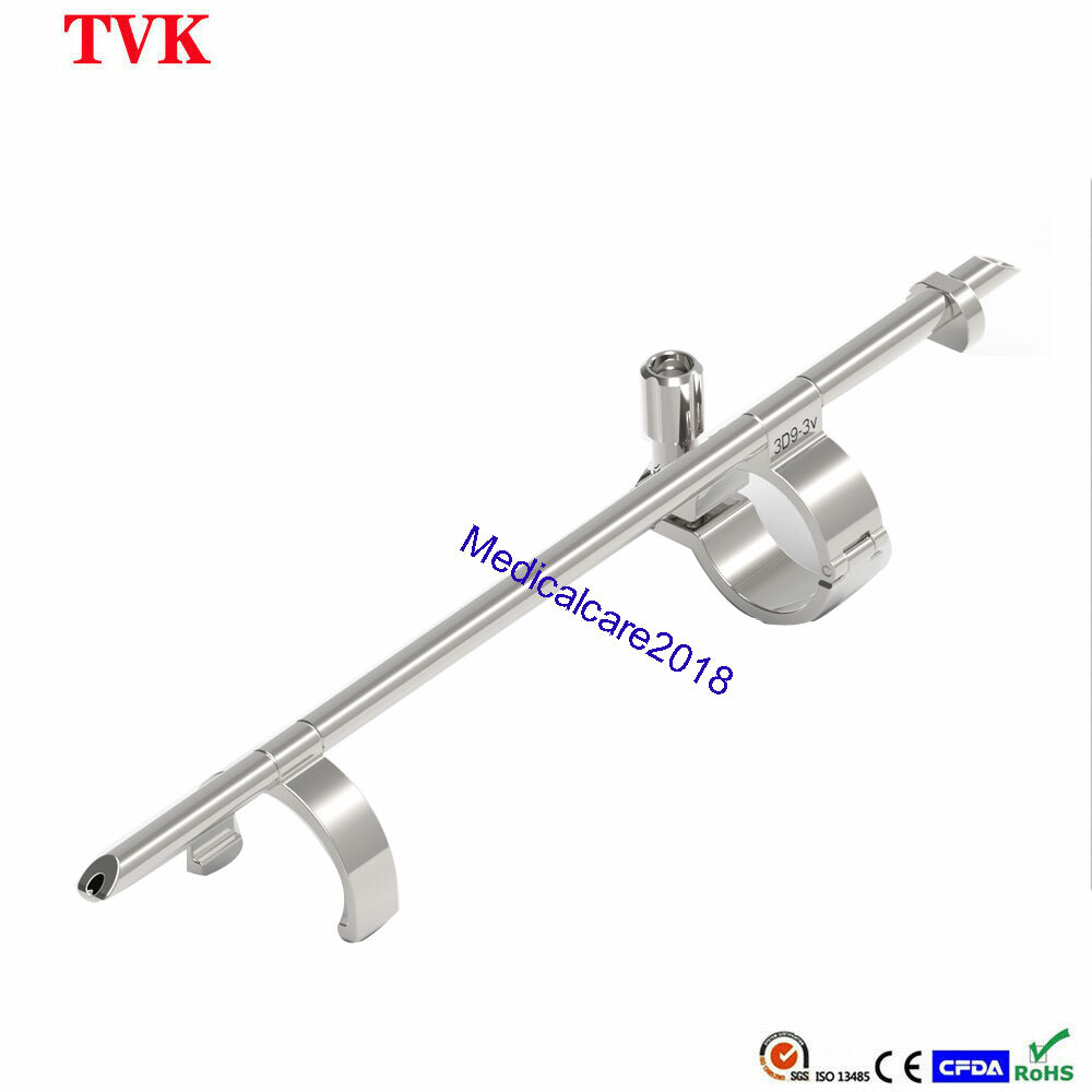 Reusable Stainless Steel Biopsy Needle Guide for Philips 3D9-3v Ultrasound Probe