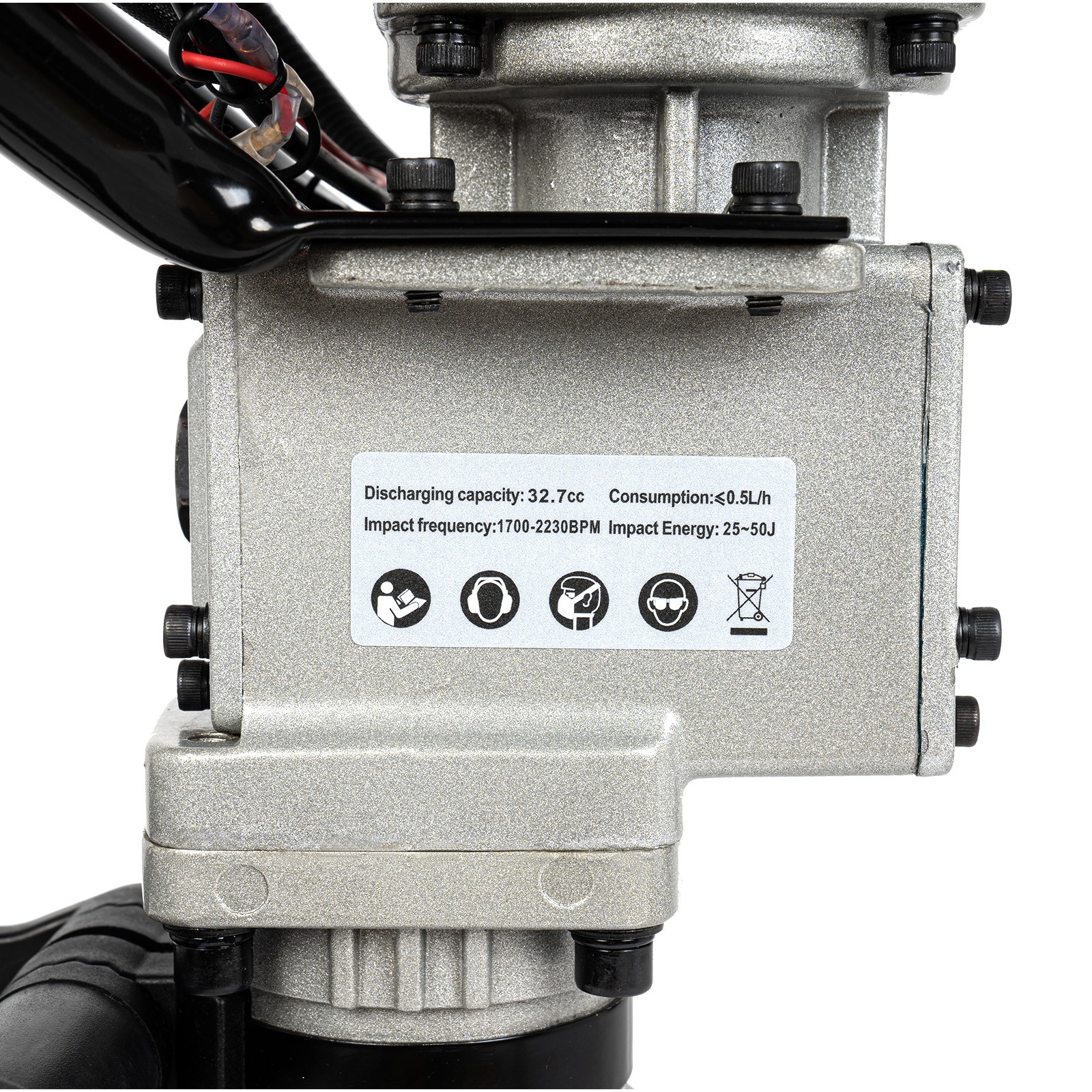 2Stroke 32.7cc Pile Driver Gas Powered Fence T Post Driver Motor Jack Hammer Kit