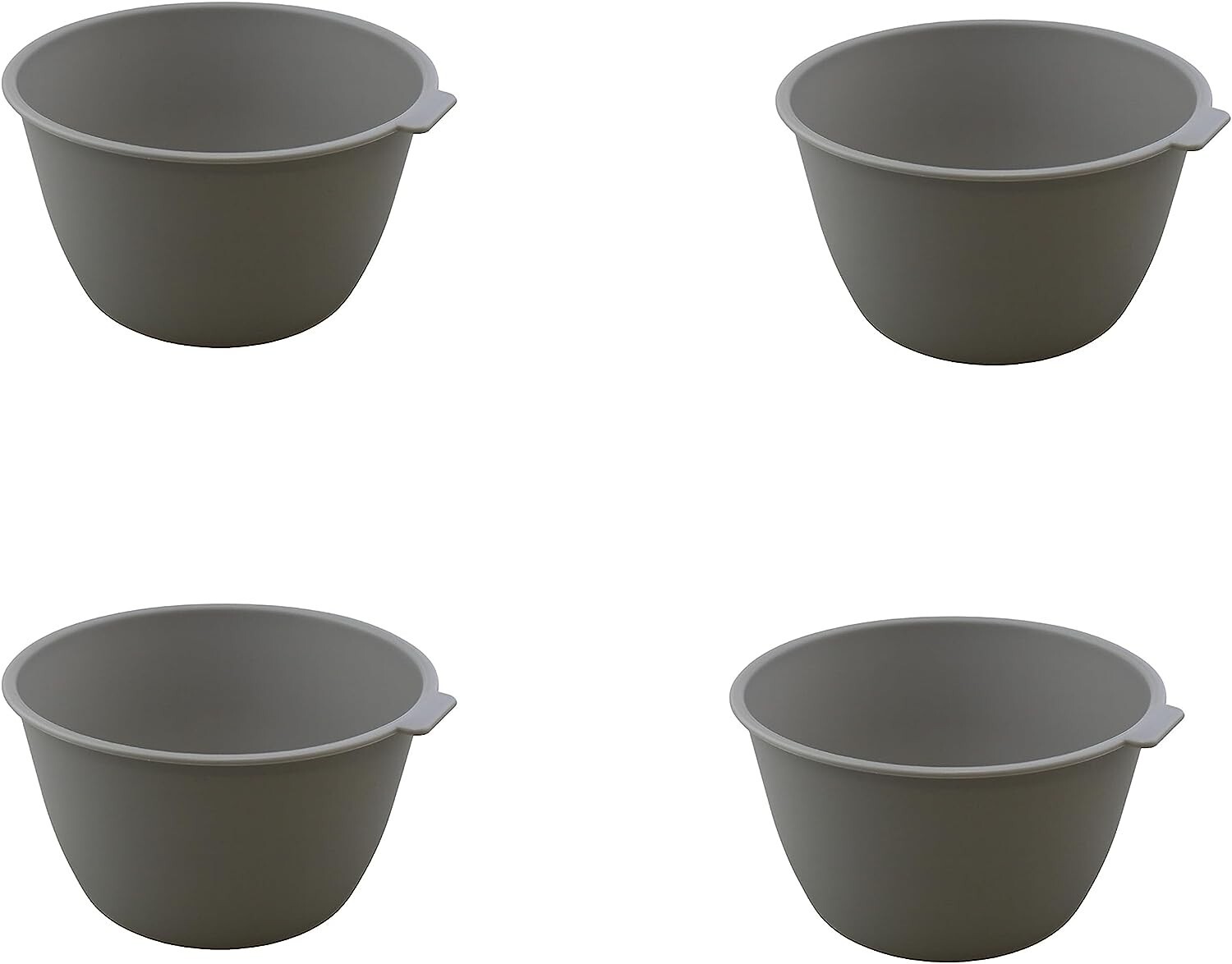 4 Pack Microwave Bowls Heat and Eat 26 OZ Dishwasher Safe BPA-Free Plastic Soup