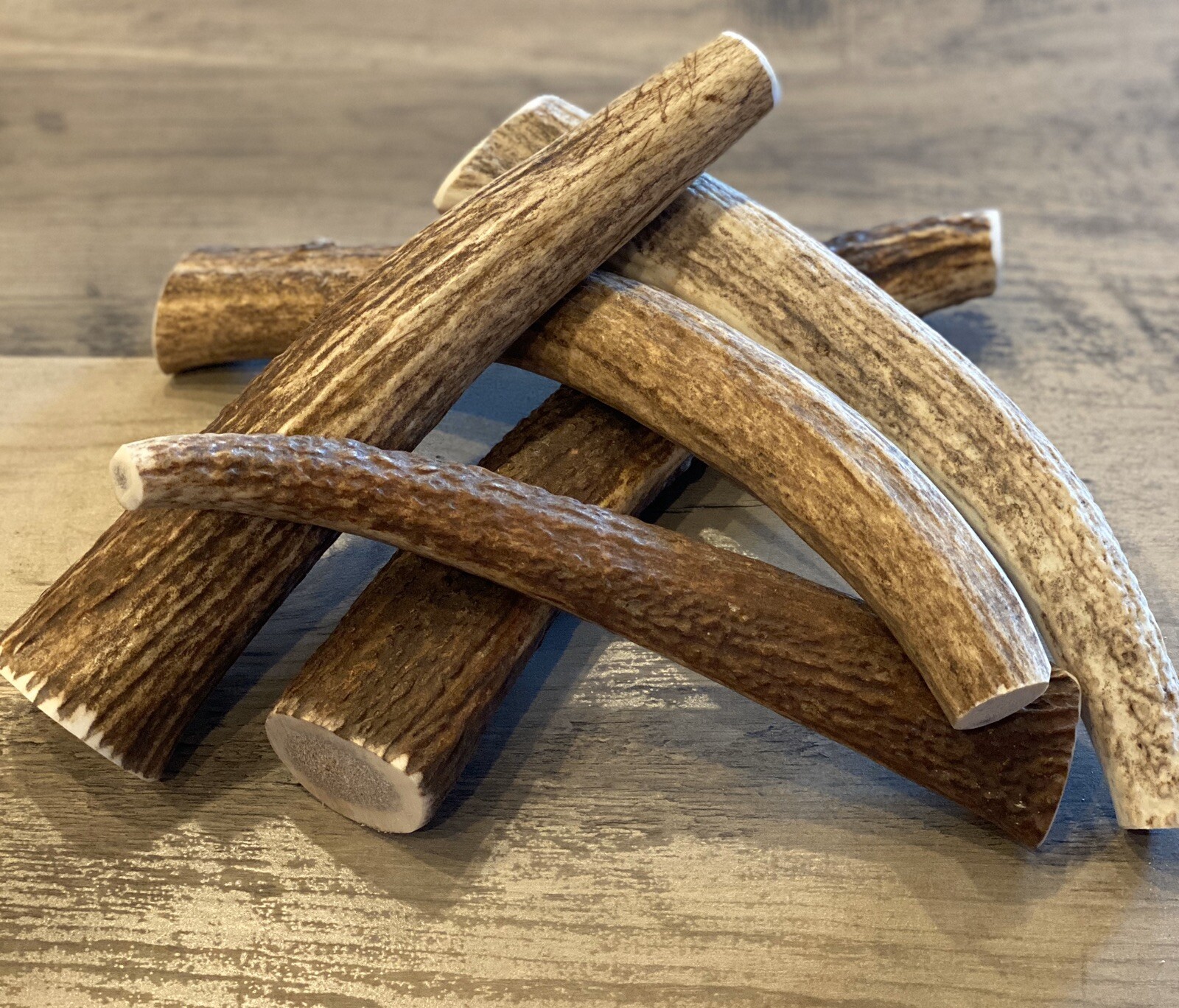 (3 PACK) X-LARGE Elk/Deer Antler Premium Dog Chews **OREGON ANTLER WORKS**