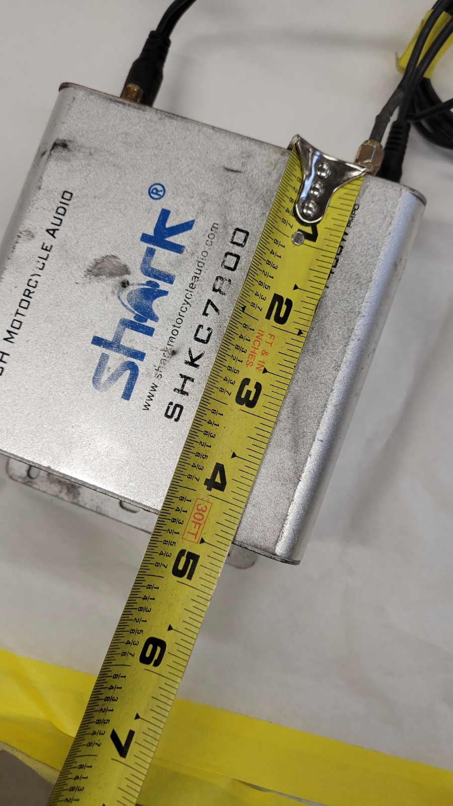 Shark Motorcycle Speaker Audio System SHKC7800 Bluetooth Usb MP3