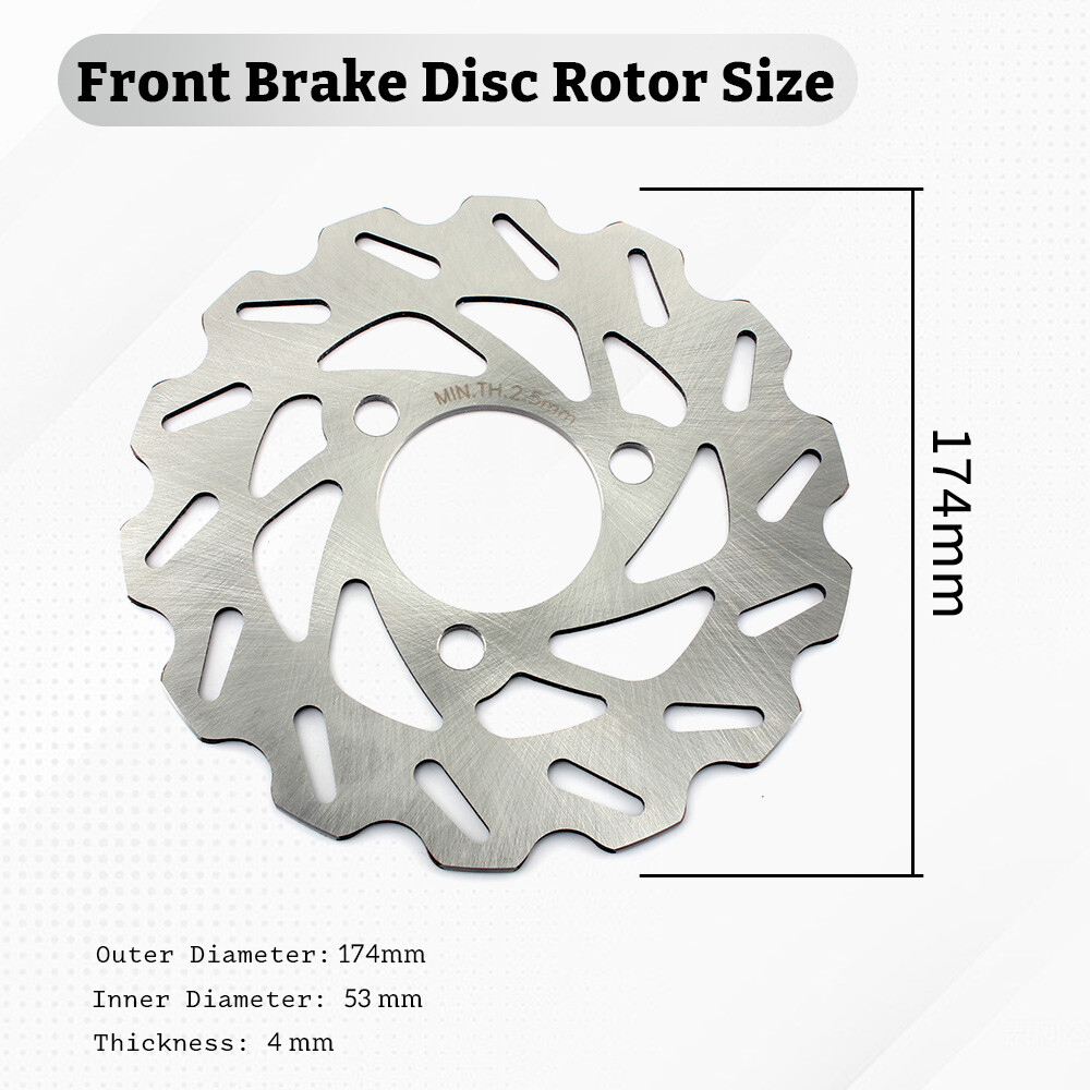 Front Rear Brake Discs Rotors Pads For Honda TRX 450 R ER TRX450R TRX450ER 04-13