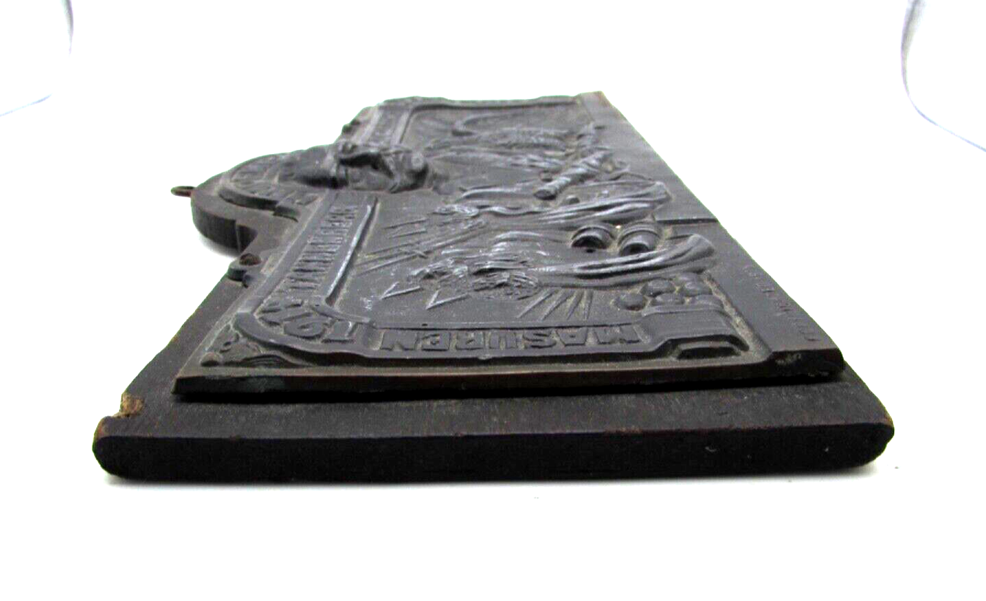 Original WWI Hindenburg 1914-1915 Patriotic Plaque Masuren Tannedberg Lodz