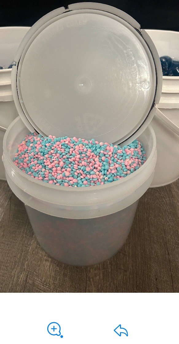 LAUNDRY SCENT BEADS 8 Pounds  BUCKET Essence fresh flowers Fast Shipping 👍