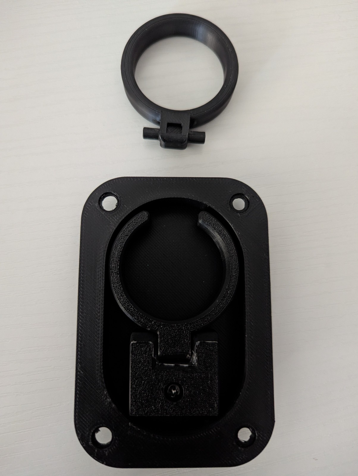 Moukey MTs10-2 Karaoke replacement microphone holder set -Black