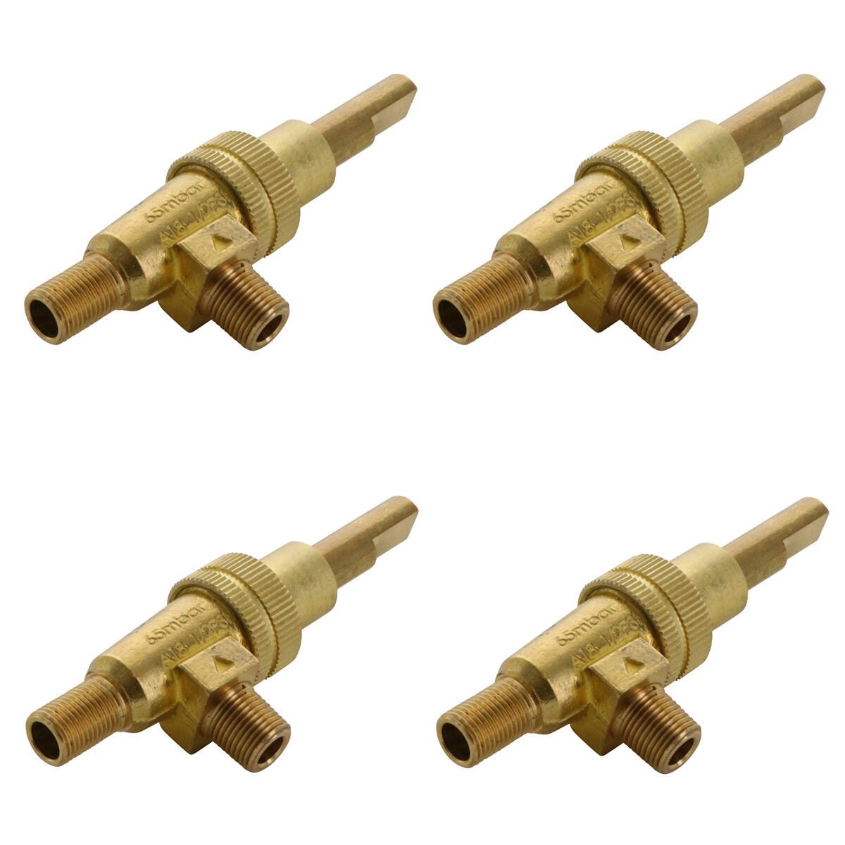 4 Pack Jade Range 4418500200 GAS BURNER Valve 1/8" Mpt X 3/8-27