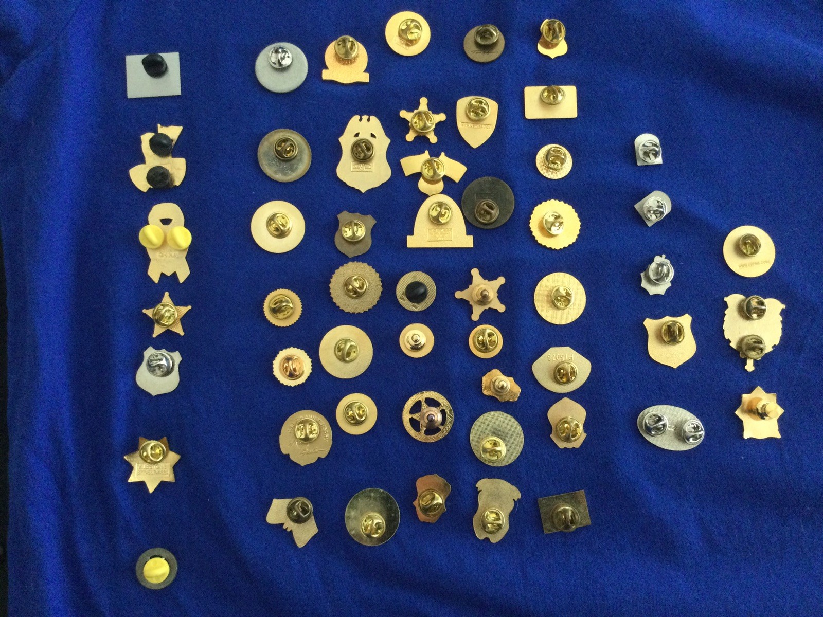 Lot of 50+ misc Law Enforcement Police Pins Badges - Federal State Local Int’l