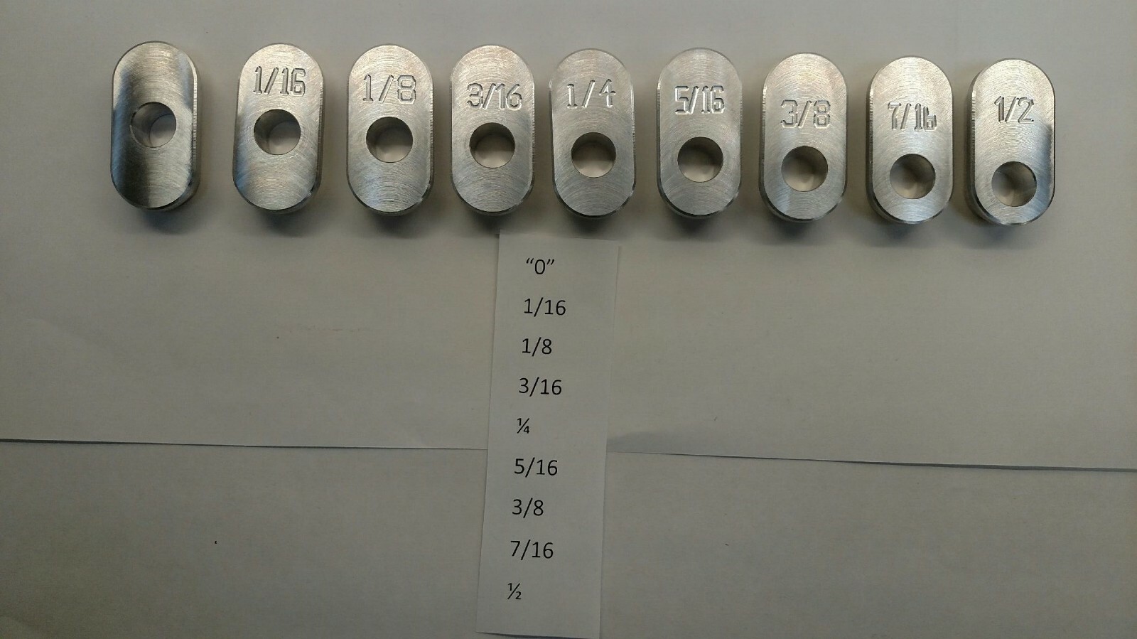 A-Arm Bracket Slug Slotted Kit 1-3/4 in x 3/4 in Asphalt Dirt Late Models Mods