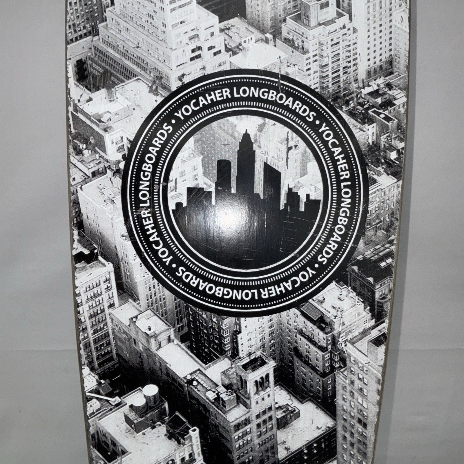 Yocaher Longboards Wood Speed Cruiser Wheels Tsunami Skateboard NYC Skyline