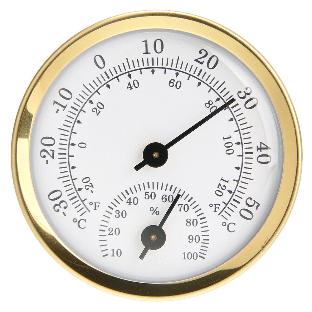 Mini Analog Thermometer Hygrometer Humidity meter Room Indoor Temperature-