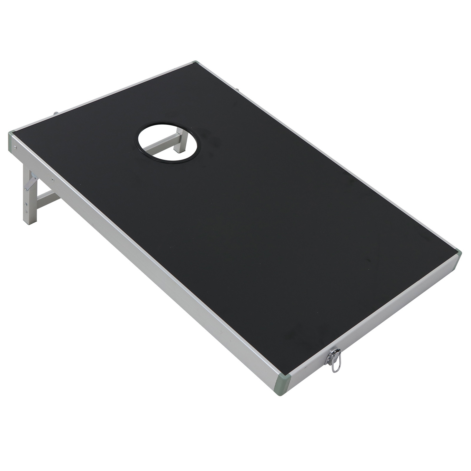 CornHole Bean Bag Toss Game Set Aluminum Frame W/ Carrying Case Portable Design