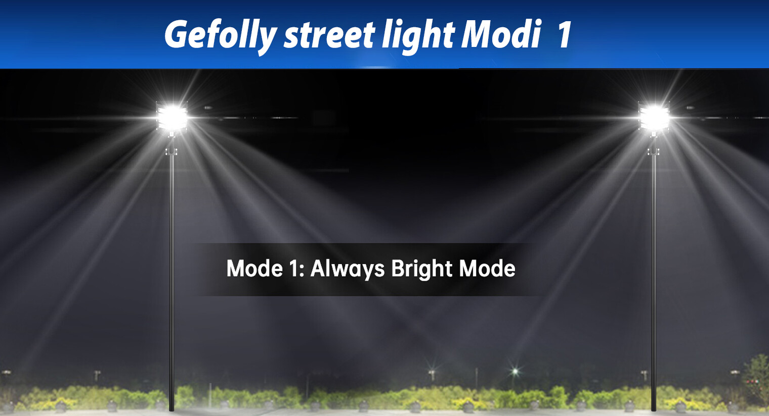 9900000000LM Commercial Solar Street Lights Outdoor Dusk to Dawn Super Bright