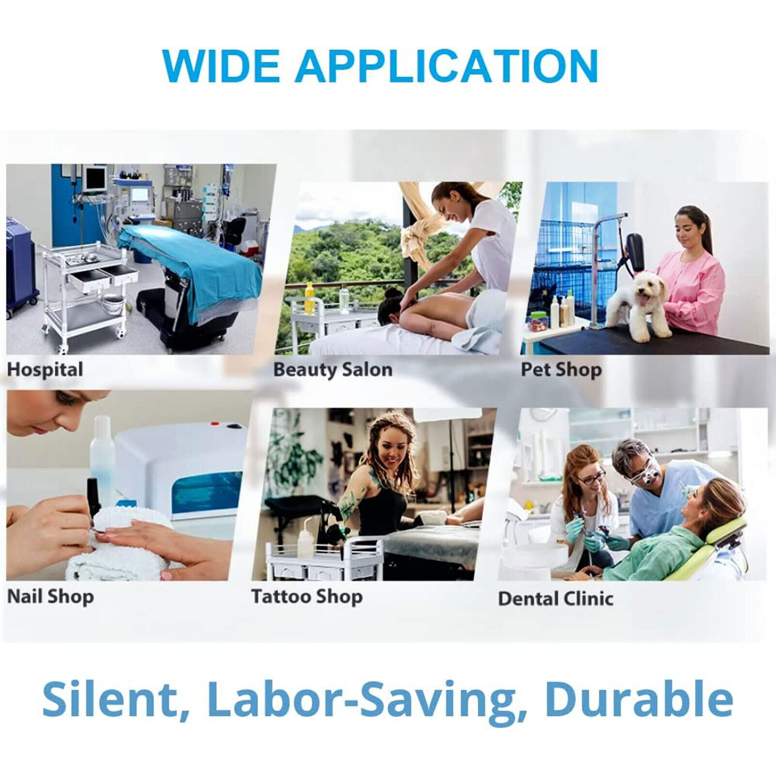 Salon Trolley Esthetician Utility Cart Facial Rolling Storage Beauty Spa Station