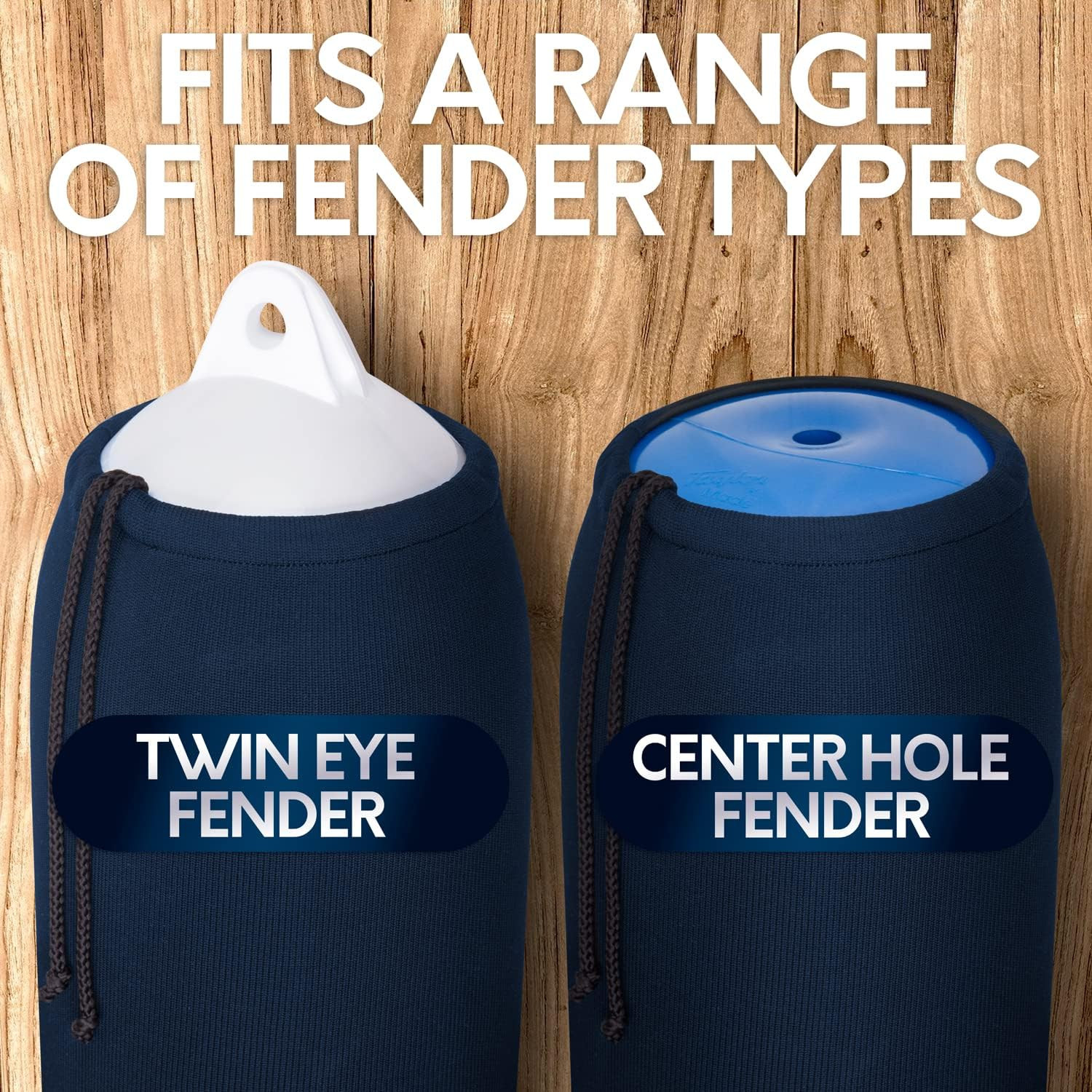 Premium Boat Fender Covers - Set of 4 Durable Protective Sleeves