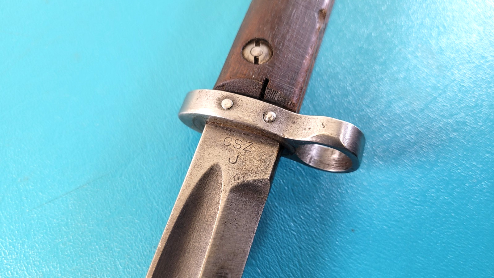 WWII Czechoslovakia Czech Rifle Bayonet + Scabbard CSZ J TR939