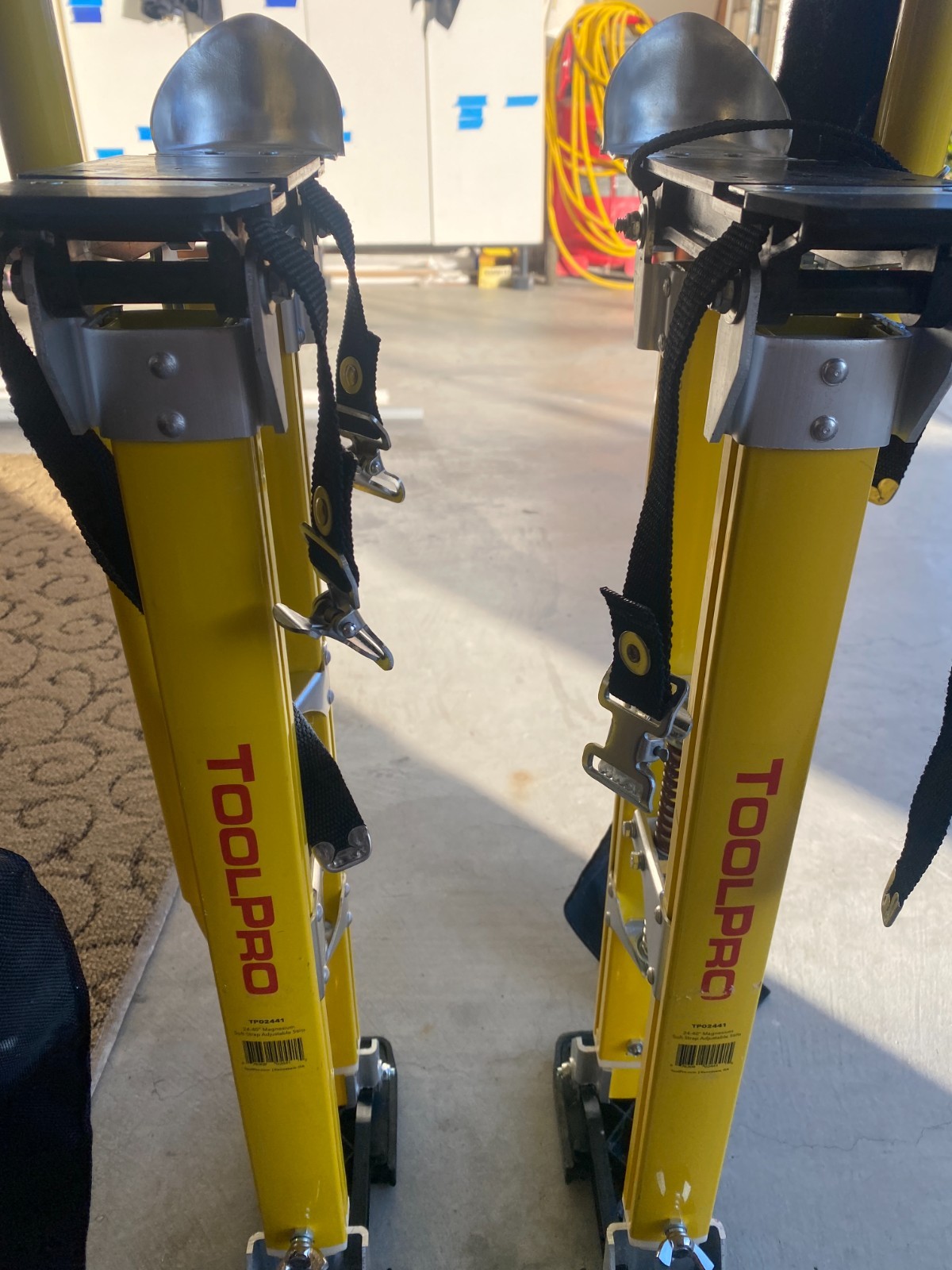 Pair Toolpro TP02440 24-40" Magnesium Drywall Painting Stilts