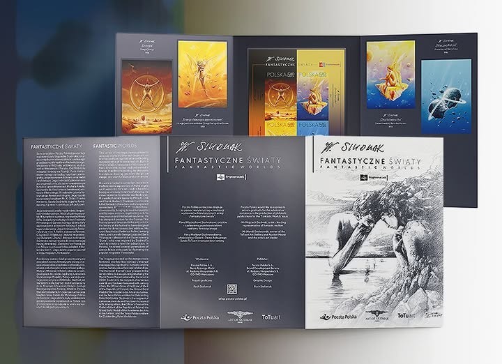 Poland 2025 .W. Siudmak. Painting.  Art. Imperforat Souvenir sheet. Folder. MNH