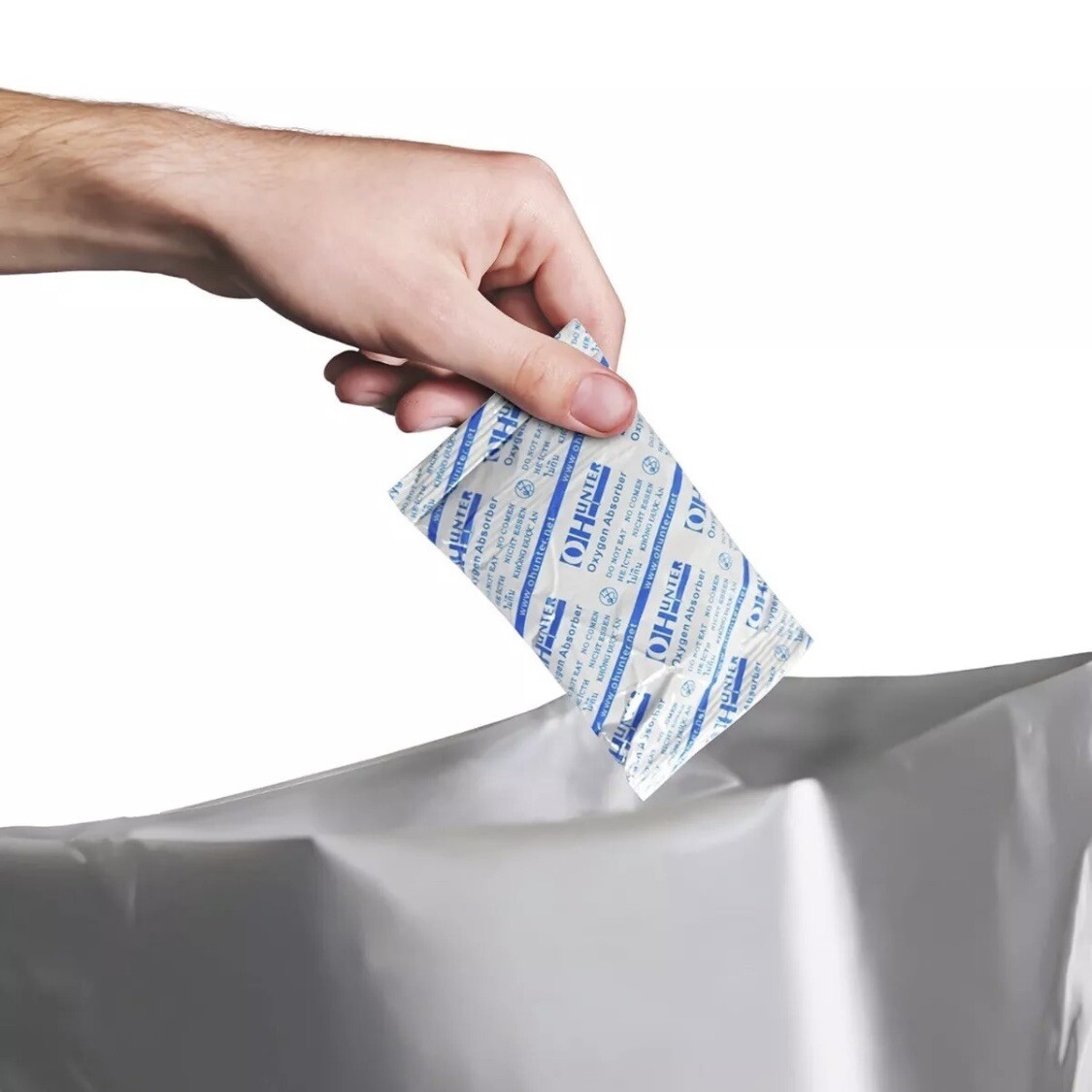 (15) - 5-gallon 19"x29" 5.4 Mil Mylar Bags with 15 Pack 2000CC Oxygen Absorbers!