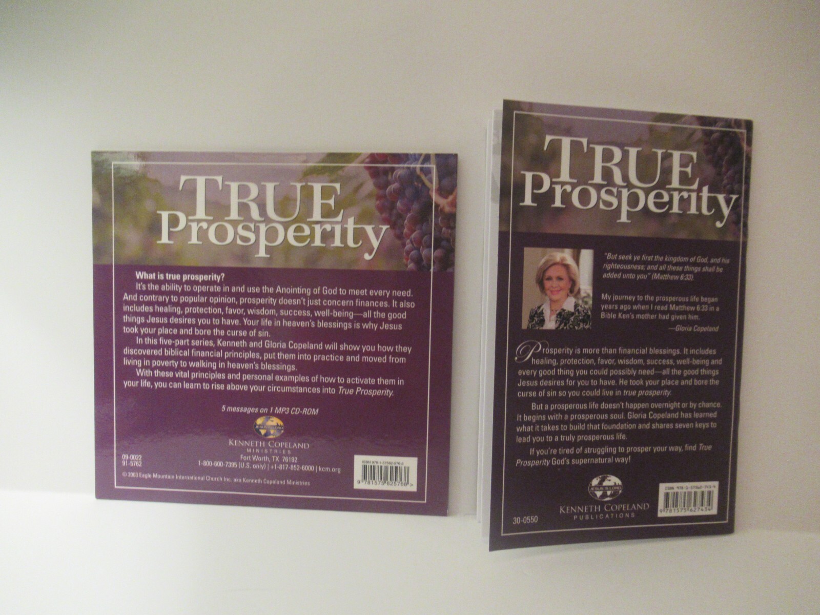 Kenneth & Gloria Copeland - True Prosperity (CD) + True Prosperity (Mini Book)