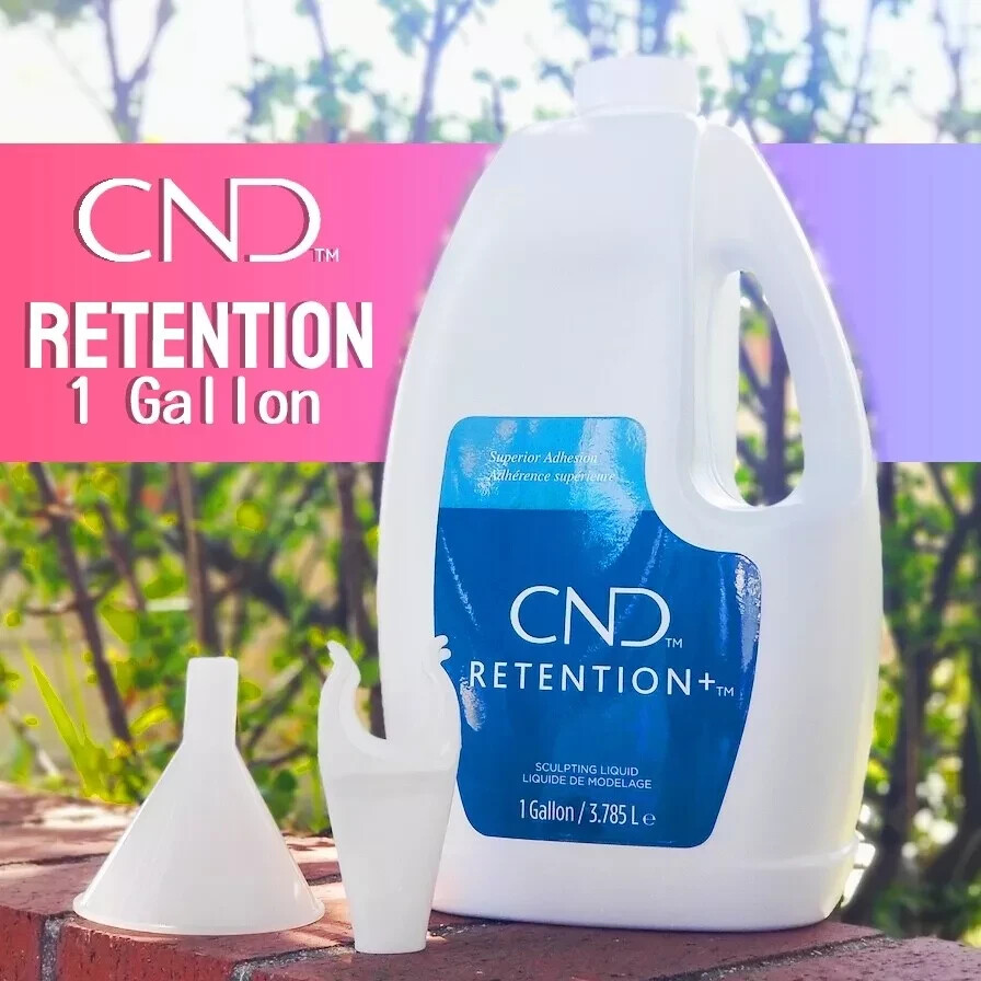 CND Retention+ Sculpting Liquid 1 Gallon (128oz)/3785 mL Superior Adhesion 2025