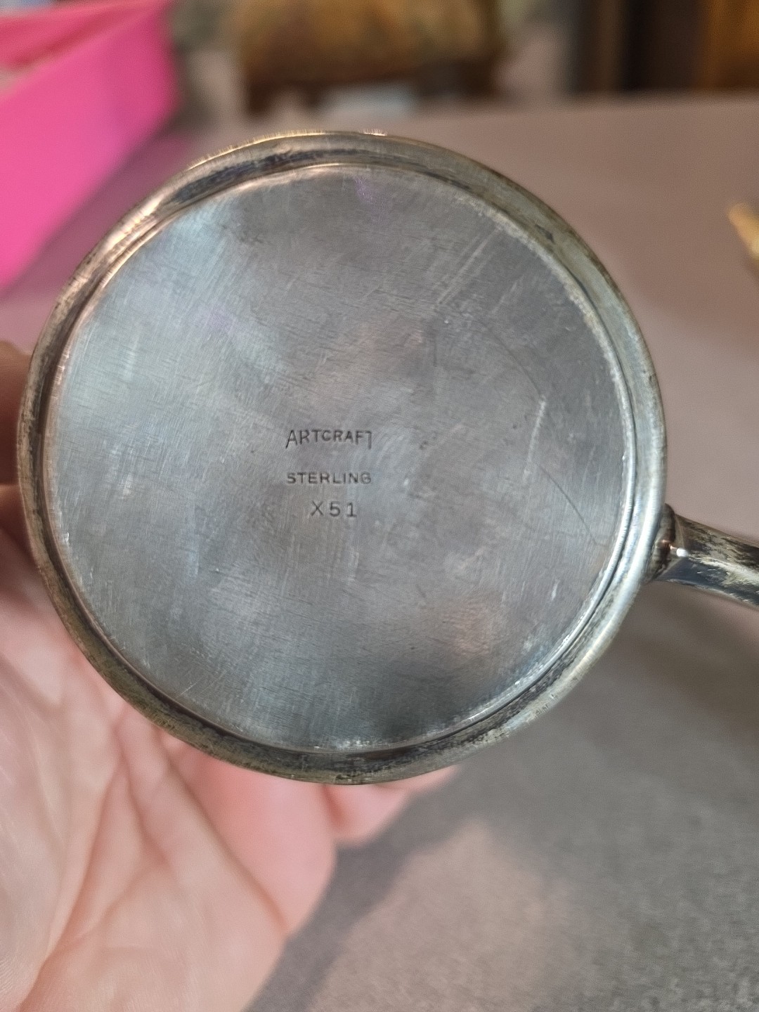 Artcraft X51 Sterling Silver Cup 59.2 Grams Vintage Antique