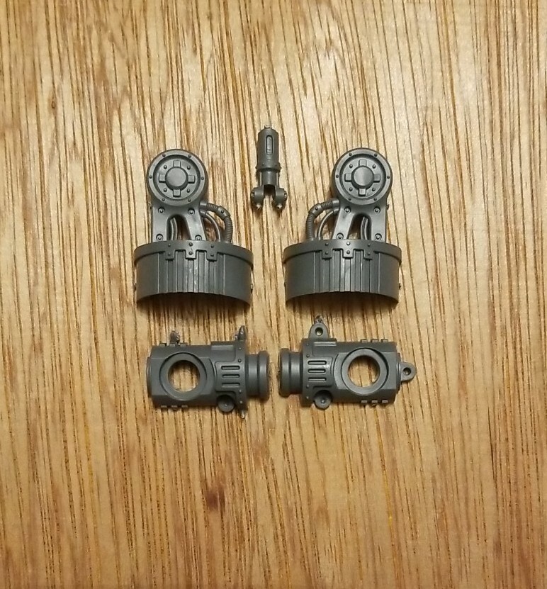 Warhammer 40k Imperial Knight, Valiant, Castellan, Desecrator Shoulder Bits